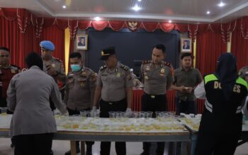 Polres Kampar Gelar Tes Urine Dadakan, Kapolres: Tindak Tegas Anggota Terlibat Narkoba