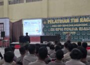 Cegah Geng dan Anarkisme, Kabag Ops Brimob Riau Bekali 244 Personil Tim RAGA dengan Perkap No. 1 Tahun 2009