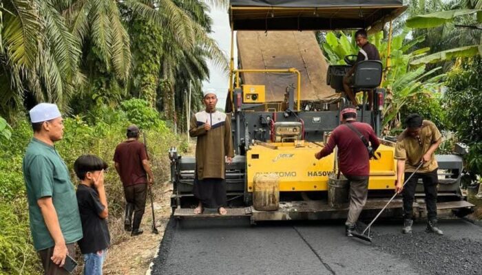 Kepala Desa Sontang Zulfahrianto, Menargetkan Seluruh Jalan di Wilayah Desa Sontang Teraspal