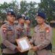 Dansat Brimob Polda Riau Berikan Penghargaan kepada Personel Berprestasi