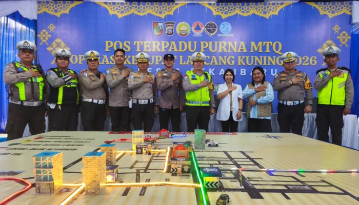 Cek Pos Pam dan Pos Yan di Pekanbaru, Dirlantas Polda Riau Pastikan Kesiapan Pengamanan Mudik Operasi Ketupat Lancang Kuning 2026