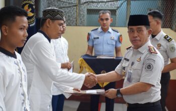 Dihari Bahagia, 202 Narapidana di Lapas Teluk Kuantan Terima Remisi Khusus Lebaran Idul Fitri 