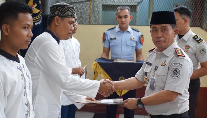Dihari Bahagia, 202 Narapidana di Lapas Teluk Kuantan Terima Remisi Khusus Lebaran Idul Fitri 