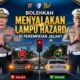 Dirlantas Polda Sumbar Edukasi Penggunaan Lampu Hazard di Persimpangan Jalan