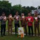 Polsek Tapung Hulu Serahkan Bibit Jagung ke Kelompok Tani Jaya Makmur Lestari Desa Bukit Kemuning