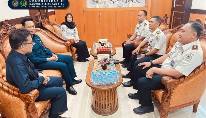 Lapas Pasir Pangarayan Jalin Silaturahmi dengan PN Pasir Pengaraian