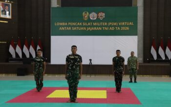 Kasdam XIX/TT Pantau Langsung Persiapan Atlet Pencak Silat Militer Hadapi Lomba Virtual TNI AD