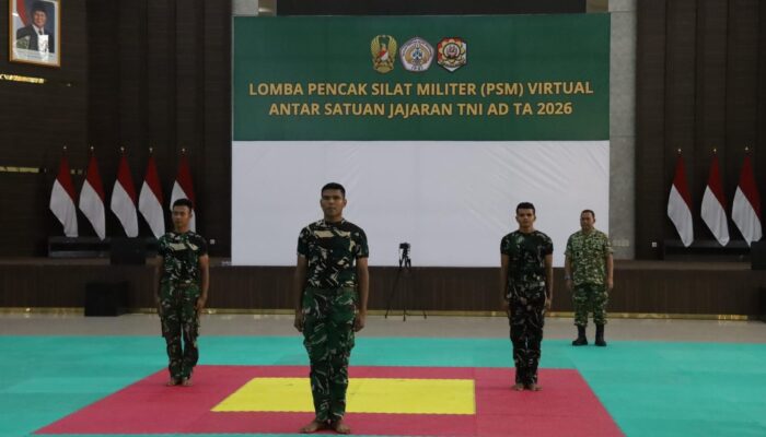 Kasdam XIX/TT Pantau Langsung Persiapan Atlet Pencak Silat Militer Hadapi Lomba Virtual TNI AD