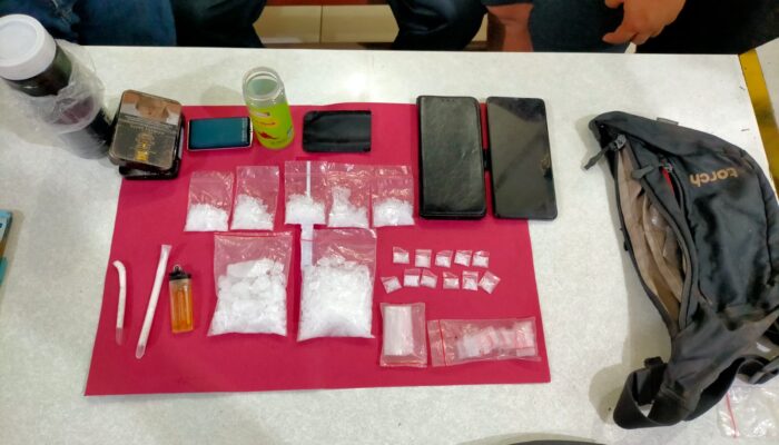 Polsek Tambusai Utara Tangkap Seorang Pengedar Narkotika, Amankan Barang Bukti 128,02 Gram Sabu