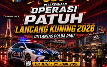 Operasi Patuh Lancang Kuning 2026 Digelar Serentak di Riau, Fokus pada 10 Sasaran Prioritas Pelanggaran Lalu Lintas