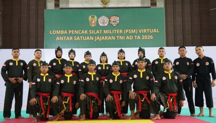 Atlet PSM Kodam XIX/Tuanku Tambusai Raih Juara II Lomba Pencak Silat Militer Virtual TNI AD TA 2026