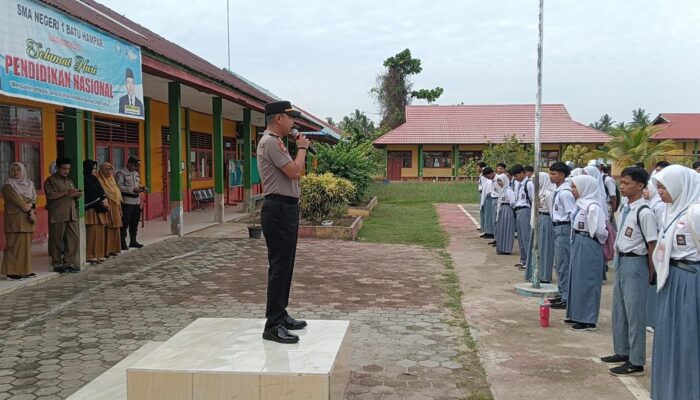 Sosialisasi Bahaya Narkoba Di Sekolah Oleh Polres Rohil dan Polsek Jajaran Polres Rohil