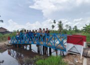 69 Jembatan Tuntas, Brimob Polda Riau berikan akses masyarakat kian mudah dan aman