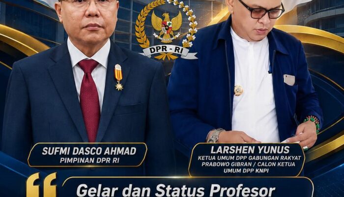 Jangan Giring Opini Publik! Aktivis dan Praktisi Hukum Larshen Yunus Bantah Tuduhan Soal Gelar Profesor Sufmi Dasco Ahmad