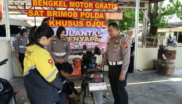 Polantas Menyapa: Bukan Sekadar Servis Gratis untuk Komunitas Ojol, Ini Bentuk Kasih dan Kepedulian Polri bagi Para Pencari Nafkah