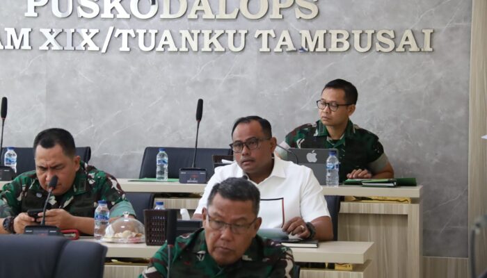 Kodam XIX Tuanku Tambusai Perkuat Kesiapsiagaan Karhutla, Pangdam Pimpin Langsung TFG Virtual