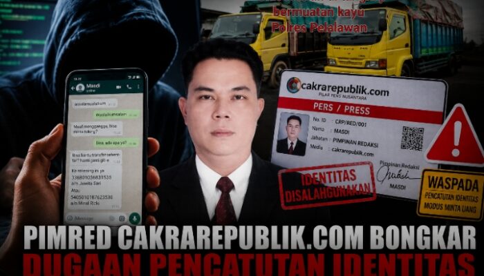 Pimred Cakrarepublik.com Bongkar Dugaan Pencatutan Identitas, Ada Oknum Nakal Catut Nama Anggota Kodam XIX Tuanku Tambusai, Sekarang Clear! 