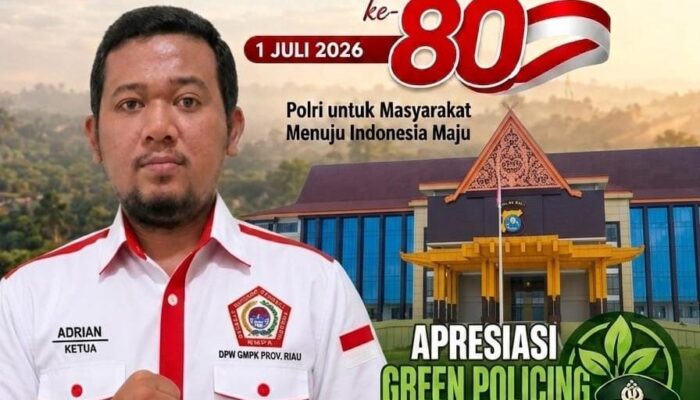 Apresiasi Green Policing Polda Riau, GMPK: Tindak Tegas Pelanggar Lingkungan Tanpa Kompromi