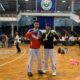 Bripda Al Amin Septu Kelana Persembahkan Emas, Harumkan Nama Brimob Polda Riau di Sumut National Taekwondo Championship 2026.