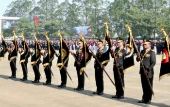 Presiden Prabowo Beri Nugraha Sakanti kepada Polda Riau, Kapolda: Penghargaan Ini Milik Seluruh Personel