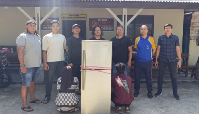 Satreskrim Polres Pasaman Barat Amankan Pasangan Suami Istri Pelaku Pencurian Rumah Kosong