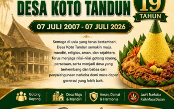 Hari Jadi Desa Koto Tandun ke-19, Momentum Memperkuat Semangat Membangun Desa yang Maju dan Harmonis