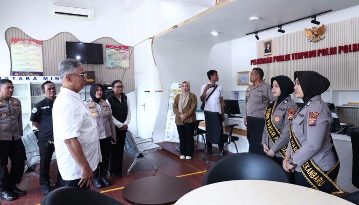 Polresta Pekanbaru Terima Asistensi dan Verifikasi Lapangan Scaling Up Inovasi Pelayanan Publik Polri