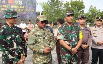 Kodam XIX Tuanku Tambusai Mulai TMMD Ke-129 di Pelalawan, Percepat Pemerataan Pembangunan Hingga Pelosok Desa