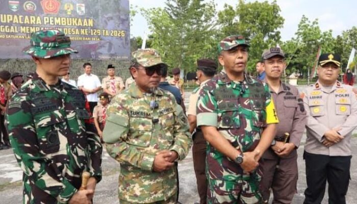 Kodam XIX Tuanku Tambusai Mulai TMMD Ke-129 di Pelalawan, Percepat Pemerataan Pembangunan Hingga Pelosok Desa