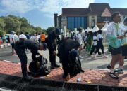 Brimob Polda Riau Kawal Riau Bhayangkara Run 2026, Wujudkan Semangat Green Policing Lewat Aksi Bersih Lingkungan
