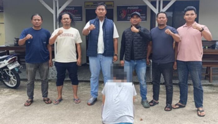 Sat Reskrim Polres Pasbar Tangkap Pelaku Pembacokan Istri yang Buron 4 Bulan di Sumut