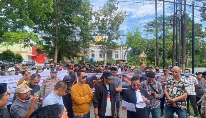 Aspirasi Memuncak, Aliansi Tokoh dan Masyarakat Danau Rambai Serahkan Surat Tuntutan kepada PT Agrinas Palma Nusantara
