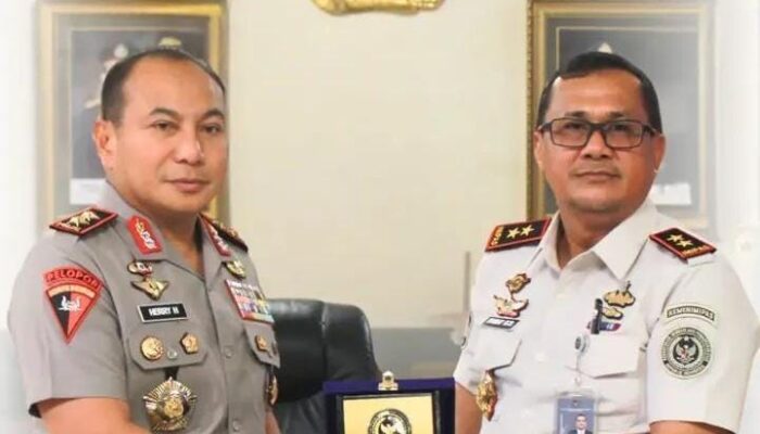 Perkuat Sinergi Pemasyarakatan dan Kepolisian, Kakanwil Ditjenpas Riau Audiensi dengan Kapolda Riau