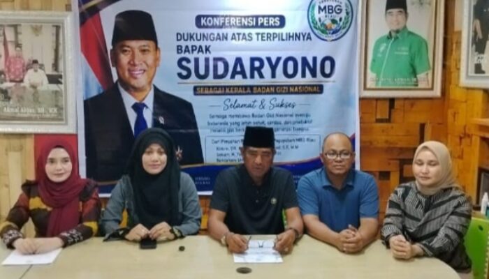 H.T.Rusli Ahmad dan jajaran Paguyuban MBG Riau apresiasi Sudaryono Kepala Badan Gizi Nasional