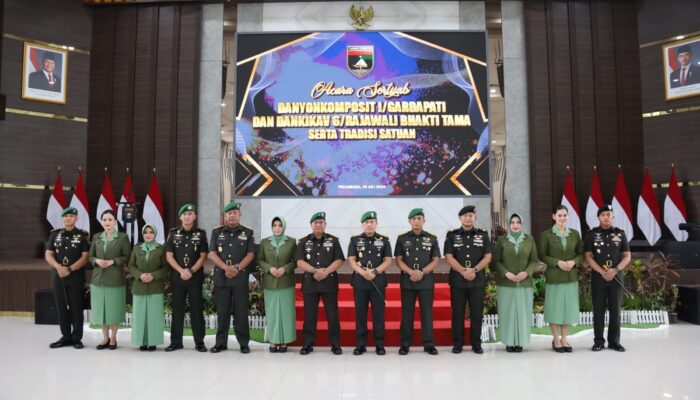 Perkuat Organisasi, Kodam XIX Tuanku Tambusai Rotasi Empat Perwira pada Jabatan Strategis