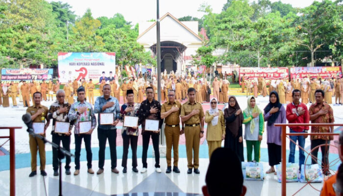 Dihari Harkopnas Ke-79, Bupati Kampar H. Ahmad Yuzar Komitmen Memperkuat Ekonomi Rakyat Berbasis Koperasi