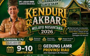 DPC Laskar RMRB Rohul Ajak Masyarakat Meriahkan Kenduri Akbar Melayu Nusantara 2026 di Pekanbaru