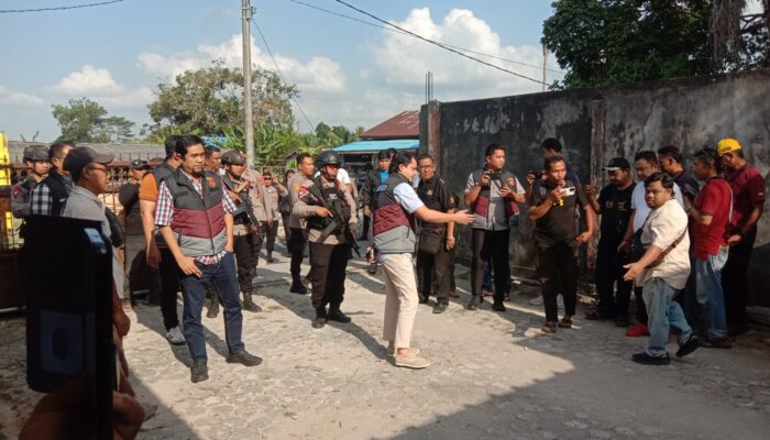 Asintel Satlap Tricakti Beri Penjelasan Terkait Penanganan 53 Ton Pasir Timah di Air Merbau