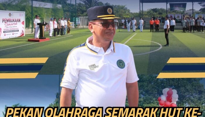 Pekan Olahraga Semarak HUT Ke-81 Kemerdekaan RI Resmi Dibuka, Perkuat Soliditas dan Sportivitas Pegawai
