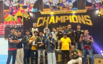 Briptu Aqil Jamik Harumkan Nama Riau, Raih Medali Perak di Kejurnas Muaythai