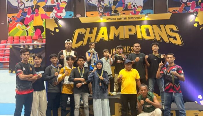 Briptu Aqil Jamik Harumkan Nama Riau, Raih Medali Perak di Kejurnas Muaythai