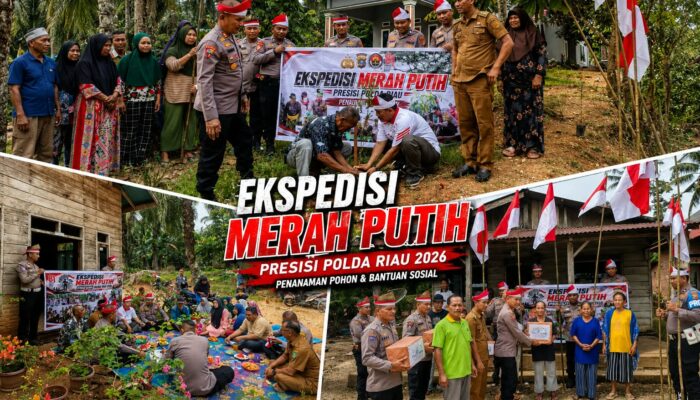 Polsek Tandun Gelar Ekspedisi Merah Putih Presisi,Buka Ruang Aspirasi dan Tebar Kepedulian