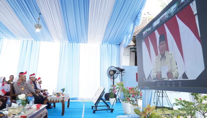 Presiden Prabowo Resmikan Jembatan Merah Putih Presisi, Kapolda Riau Laporkan 110 Jembatan untuk Rakyat