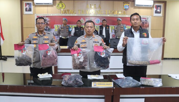 Polres Pasaman Barat Gelar Konferensi Pers Terkait Kasus Pembunuhan Ibu dan Nenek Kandung di Sungai Aur