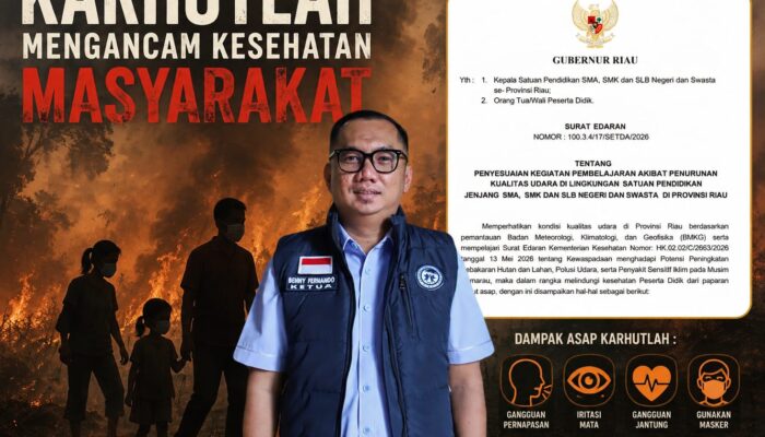 Ketua Komnas Perlindungan Anak Riau Apresiasi Respons Cepat Plt Gubernur Lindungi Anak dari Dampak Penurunan Kualitas Udara