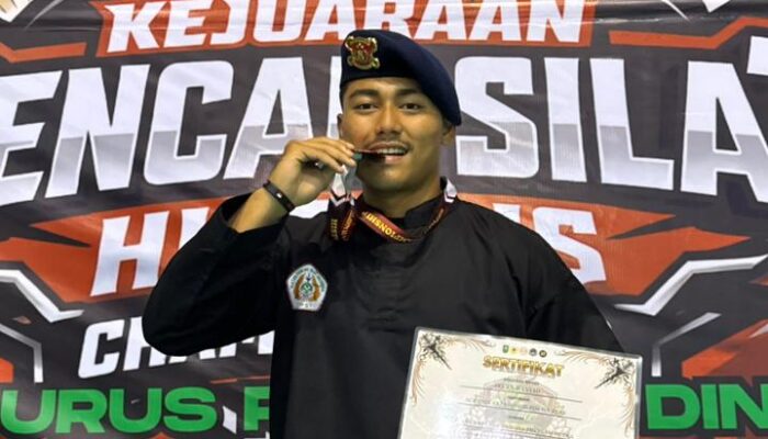 Bripda Irfan Rasyid Raih Juara III Pencak Silat Kapolda Cup, Harumkan Nama Brimob Riau