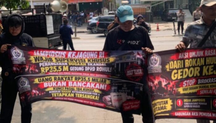 Kawal Dugaan Skandal Rp35,5 Miliar Gedung DPRD Rohul: Usai Aksi di Kejagung RI, GAPEMARU Segera Layangkan Lapdu Resmi