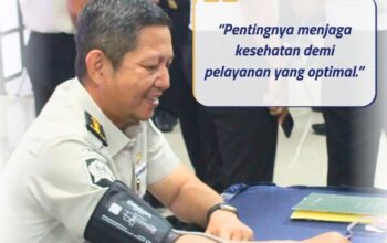 Cek Kesehatan Gratis Digelar, Jajaran Kanwil Ditjenpas Riau Siap Berkinerja Optimal