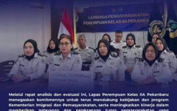 Perkuat Evaluasi dan Sinergi, Lapas Perempuan Pekanbaru Ikuti Rapat Analisis dan Evaluasi Kementerian Imigrasi dan Pemasyarakatan