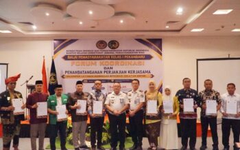 Kalapas Pekanbaru Ikuti Forum Koordinasi dan Perjanjian Kerja Sama Kelayan Binter